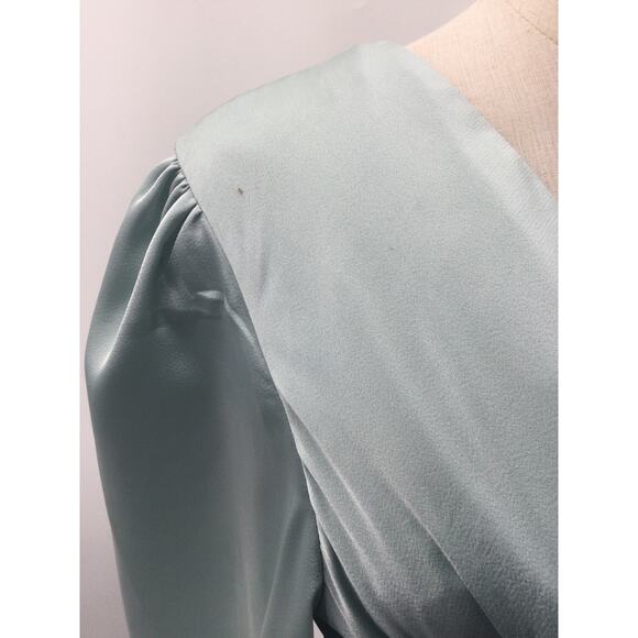 AW BRIDAL SZ 16 2X plus mist blue Energico mother of bride party maxi dress b47 - Picture 14 of 14